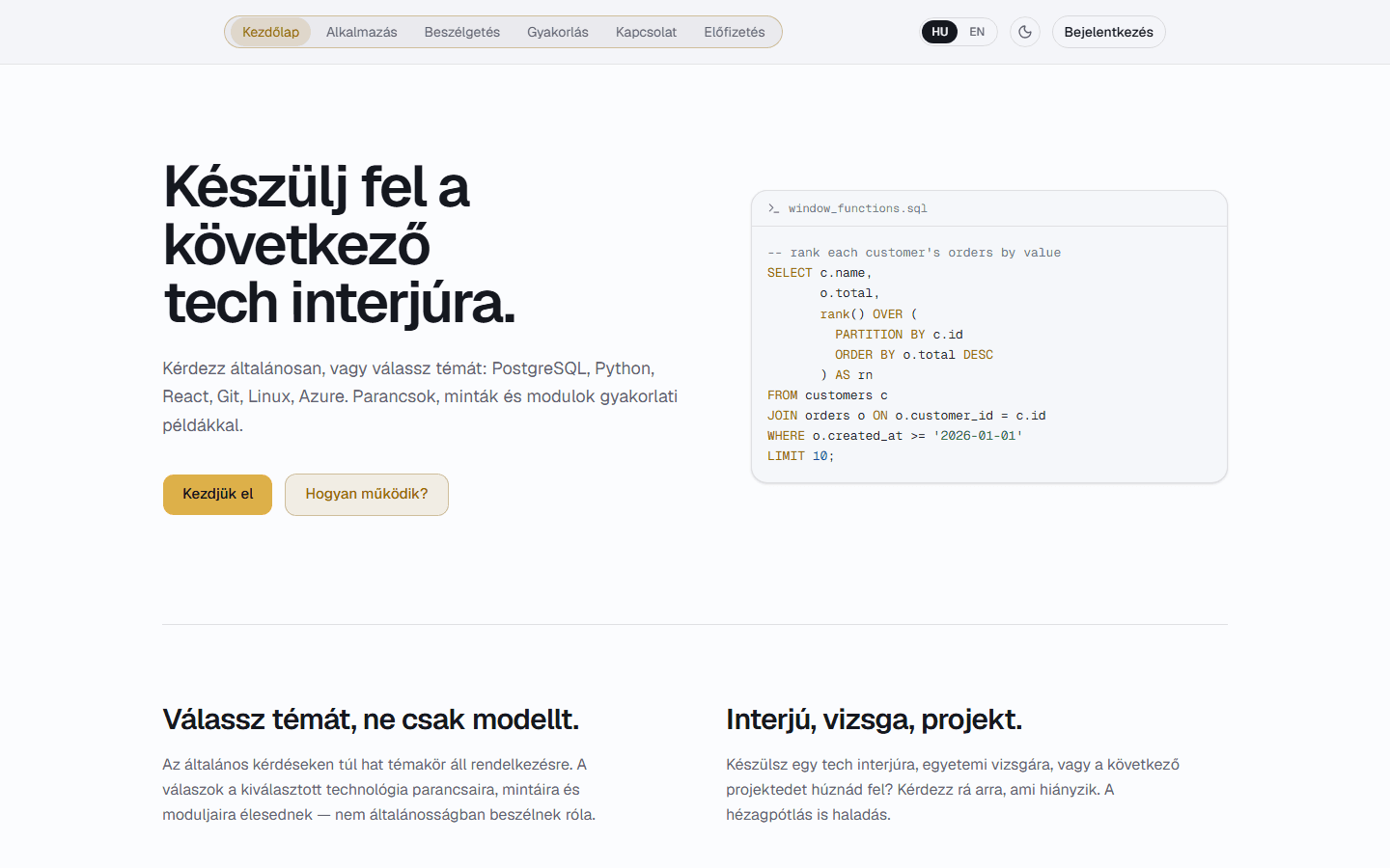 Stackpilot képernyőkép